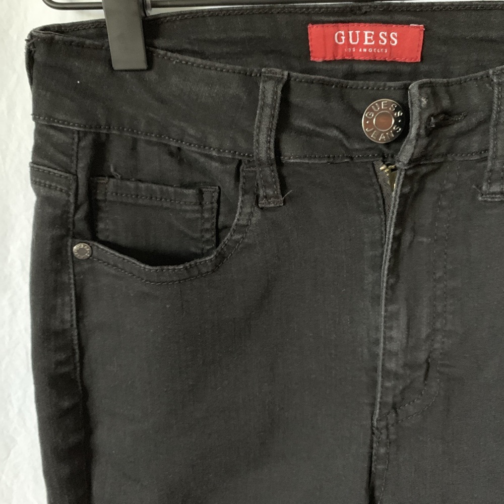 Black Guess High Waisted Skinny Jeans